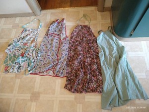 (4) Homemade Aprons