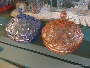 (2) Fostoria Candy Dishes