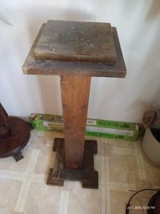 Old Wooden Plant Stand