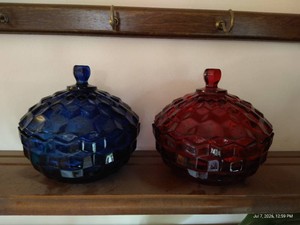 (2) Fostoria Candy Dishes