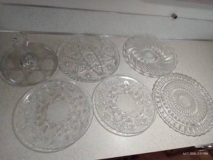 Glass Serving Plates