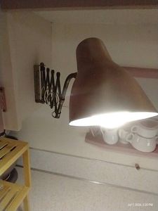 Vintage Wall-Mounted Accordian Light