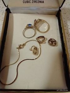 Misc. Unmarked Jewelry & Gold Tooth