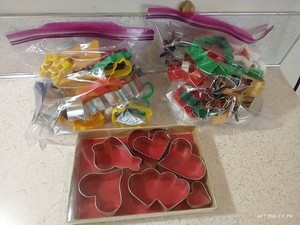 Large Lot of Cookie Cutters