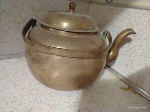 Heavy Brass Teapot
