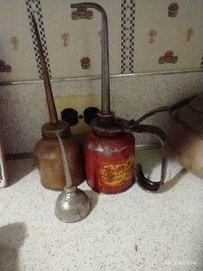 (3) Vintage Oil Cans