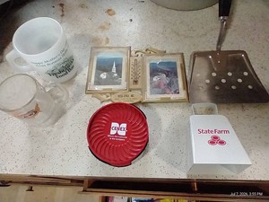 Vintage Branded Items - Coasters, Cowbell, Mugs, Etc.