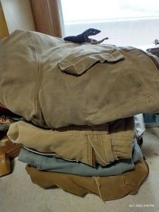 (4) Coveralls & (1) Jacket - Dickies, Carhartt, Big Mac, Berne Apparel
