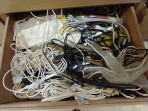 Drawer of Ropes & Extension Cords
