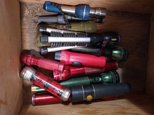 Drawer of Misc. Flashlights