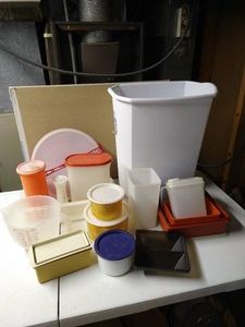 Large Lot of Vintage Tupperware
