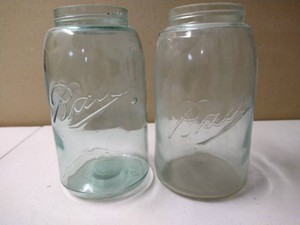 (2) Triple L Aqua Ball Jars