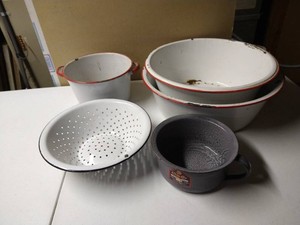 Enamelware Lot