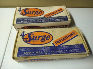 (2) Vintage Boxes Surge Milker Inflations