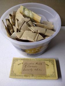 Collection of Very Old Seeds & Beans collected by Alice Bullock