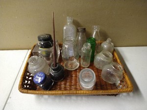 Lot of Vintage Tiny Glass Bottles
