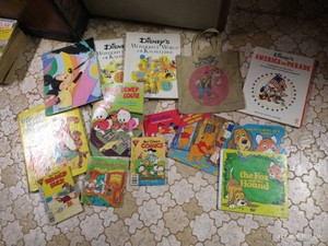 Vintage Disney Lot - Mostly Books & Comics