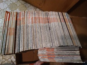 Box of 1970s Popular Science Magazines
