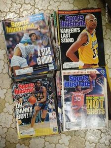Lot of Vintage 1990s Sports Illustrated Magazines