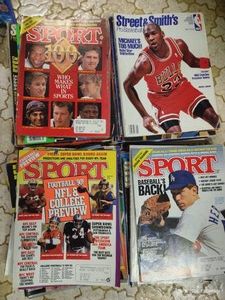 Lot of Vintage 1990s Sports Magazines