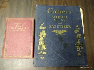 (2) Vintage Atlases - 1927 & 1950s ()