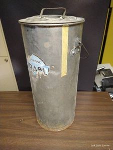 Vintage Milk Can with (2) Lids
