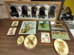 Large Lot of Mixed Vintage Wall Decor