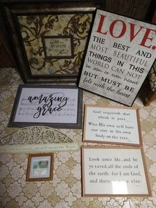 Wall Decor Lot - Inspirational