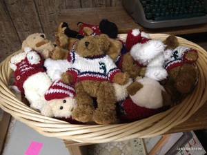 Lot of (21) Little Holiday Teddy Bears