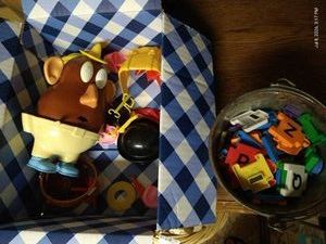 Vintage Mr. Potato Head & Alphabet Magnets
