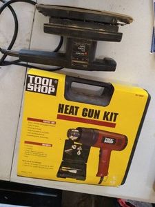 Tool Shop Heat Gun & Black and Decker Sander