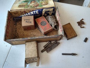 Vintage Cigar Box with Old Rivets