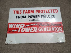 Vintage Metal Sign - 26 x 18