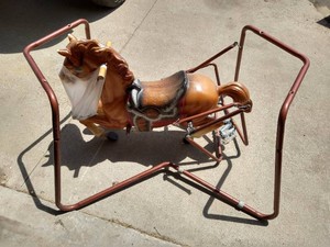 Vintage Spring BouncingRocking Horse