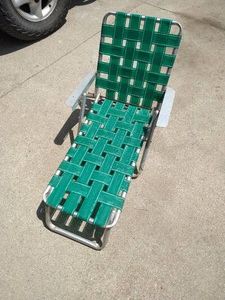 Vintage Child-Sized Lawn Lounger
