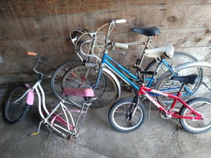 (4) Bicycles - (1) Banana Seat Bike