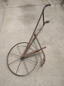 Antique Garden Tiller