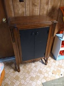 Vintage Cabinet - Lightweight, Sturdy - 38 Tall x 25 Wide x 15.5 Deep
