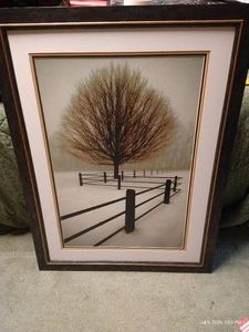 Framed Print Solitude by David Lorenz Winston - 33 x 25