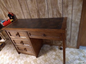 Solid Wood Desk - Stanley Brand