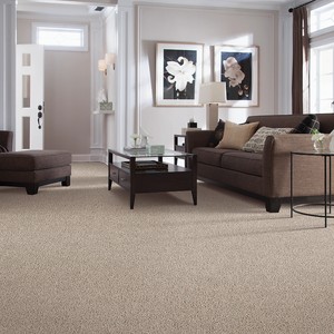 144 Sq ft  Mohawk Timeless Idea Smartstrand Color Vanilla Steam 12 x 12 plush