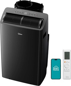 $579 Midea Duo 14,000 BTU (12,000 BTU SACC) High Efficiency Inverter, Ultra Quiet Portable Air Conditioner, Cools up to 450 Sq. Ft., Compatible with AlexaGoogle Assistant, Includes Remote