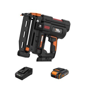 $200 WORX  Nitro  20-Volt Brushless Cordless 16-Gauge Straight Finish Nailer Kit