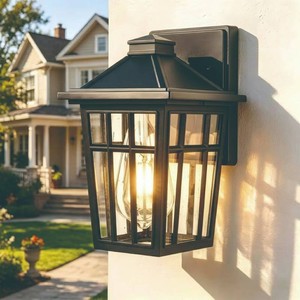 Patriot Lighting  Thom Black Outdoor Wall Light