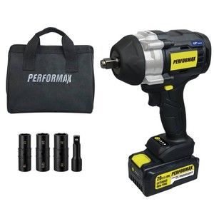 Performax   20-Volt Cordless 12 Impact Wrench Kit