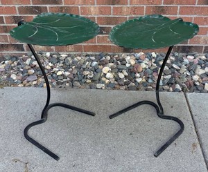 G - Pair of Vintage Salterini Lily Pad Nesting Tables