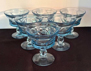 O - Vintage Fostoria Jamestown Dessert Dishes (Lot of 6)