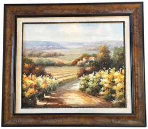 O - Sedward Original Landscape Painting Framed