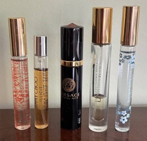 MB - Versace, Jimmy Choo, Marc Jacobs & Donna Karan Fragrance Collection (Lot of 5)