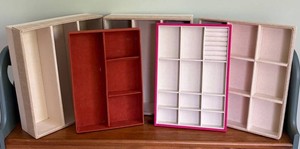MB - Decorative Organizer Trays (Lot of 5)